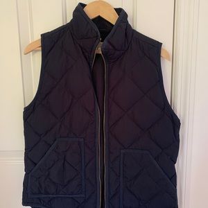 J Crew Navy Women’s Puffer Vest | Size S